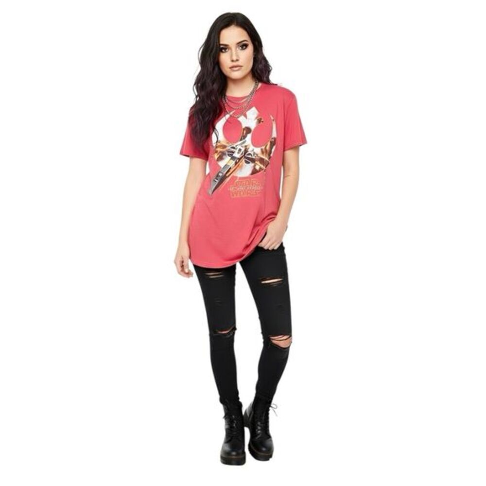 Stars Wars X-Wing T Shirt Sz Medium Sci-fi Movie Geek fan apparel Rebel Legion